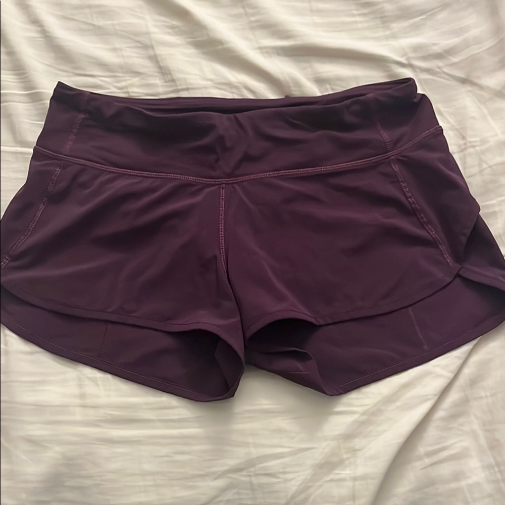 Lululemon speed up 2.5” Purple Athletic Shorts